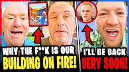 BREAKING! UFC building CATCHES on FIRE! Joe Rogan REACTS to Fighter BANNED for PEDS! Conor McGregor