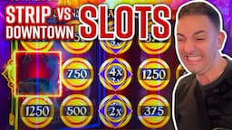 Does Downtown Vegas Pay BETTER? 💵 I Play $12,000 to Find Out!