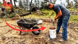 Building an Off Grid Outdoor Kitchen: Foundation Footings. New Build Ep. 1