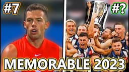 TOP 10 Most Memorable Games of the 2023 AFL Season