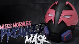 I made a Spider-Man Across the Spider-Verse Miles Morales "The Prowler" Cosplay Mask!