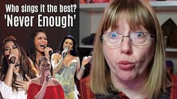 Who sings the 'Never Enough' climax the best?