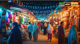 Marrakech: A Bustling City Filled with Vibrant Night Market | 4K HDR NIGHT WALK