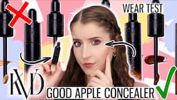 *NEW* KVD BEAUTY GOOD APPLE CONCEALER REVIEW + WEAR TEST! 🍎