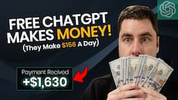 Easy Way To Make Money With ChatGPT For Beginners In 2024! ($156/Day)