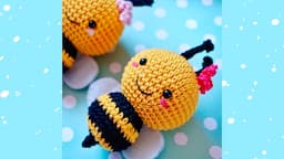 Como tejer una abeja  - Tutorial Abeja Amigurumi