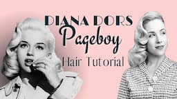 Pageboy Hairstyle Series | Diana Dors 1950's Hair Tutorial