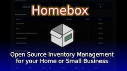 Homebox - Open Source, Self hosted Inventory and Asset Management for your home or small business!