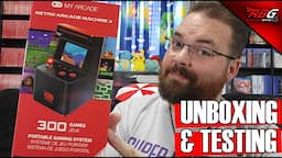 Unboxing & Testing the My Arcade Retro Arcade Machine X! - Mini Handheld Arcade with 300 Games!