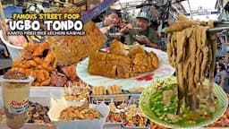 Filipino Street Food in “UGBO TONDO MANILA” | Kanto FRIED RICE, LECHON KAWALI, TUMBONG SOUP!