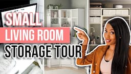 Small Space Organization + STORAGE IDEAS | SPACE SAVING HACKS & Tour