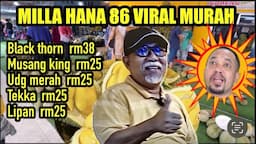 MILLA HANA 86 VIRAL DURIAN MURAH, TIKAM BATU KEDAH, Black Thorn Ochee, Musang king, Udg merah LELONG