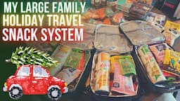 ROAD TRIP SNACK SYSTEM || WHAT I PACK FOR MY FAMILY WHEN WE TRAVEL