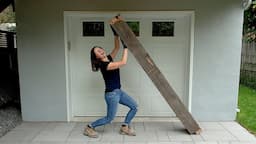 Building Furniture From an Old Timber Beam