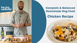 Chicken - Balanced & Complete Homemade Dog Food Recipe by The Dog Nutritionist