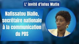 L'invité d'infos matin : Nafissatou Diallo, secrétaire nationale à la communication du PDS