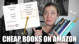 50p PAPERBACKS ON AMAZON?! | BOOK HAUL & HOW TO FIND CHEAP BOOKS!