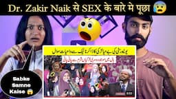 Indian Reaction : University Girl Ask Very Shameful 😱 Question To Dr. Zakir Naik | Neha Rana