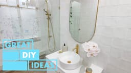 DIY Bathroom Makeover | DIY | Great Home Ideas