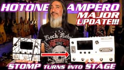 Turn Your Hotone Ampero Stomp Into An Ampero Stage! Firmware 2.0.0 MAJOR UPDATE!