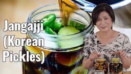 How to make Korean pickles (jangajji, 장아찌). Quick, delicious and crunchy!