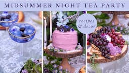 Enchanted Evening Tea Party 🫖🌸🌿 Whimsical Midsummer Night's Dream-Inspired Recipes & Decor Ideas