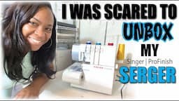 SINGER PROFINISH 14G754 SERGER UNBOXING & THREADING FOR FIRST TIME USE | SEWING