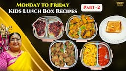 Recipe 844: Kids Lunch-box Recipes (Mon to Fri)-(Part 2)