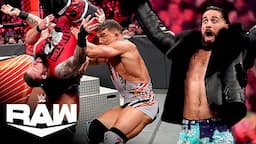 Seth "Freakin" Rollins and Kevin Owens Pass Alpha Academy | WWE Raw Highlights 2/28/22 | WWE on USA