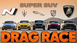 Ioniq 5 N v Urus Performante v Macan GTS v F-Pace SVR v Grecale Trofeo  — Cammisa Ultimate Drag Race