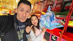 We walked out of this Japanese Arcade with a bag full of Prizes!