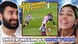 HOW DID HE SEE THAT PASS??? Couple Reacts to Inter Miami vs New York 2-0!