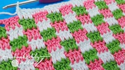 How to Crochet the Interlocking Block Stitch 🧶