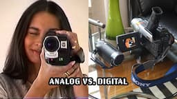 analog vs. digital camcorder 📹