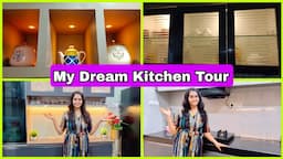 माझ्या स्वप्नातील किचन 😍   My Dream Kitchen Tour   Indian Modular Kitchen Tour #kitchentour #kitche