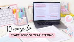 How to Prepare for a New School Year 📝  10 ways to start the school year strong! 💪