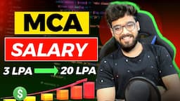 MCA Salary in India 💰 - [ Freshers & Experience ] | MCA High Salary Jobs? | After MCA Jobs!