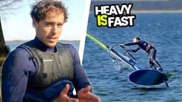 Heavy is fast: With 95.5kg on 8.7m sail | @Nico_GER7 Vlog