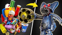 How To Make a Robotic Huggy Wuggy Using only garbage!