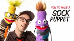 How to Make a Sock Puppet (No Sewing)