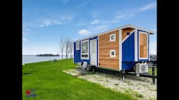 24' Tiny Home on Wheels w/All-One-Level-Living & Easy Towing at 10.5' Tall!