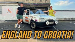 Skoda Favorit - road trip ENGLAND to CROATIA! Will they make it?! (Czech on a Trek)