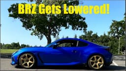 The BRZ Gets Lowered! Eibach Lowering Springs - Best Budget Friendly Option