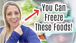 40 Foods That Freeze Well!!! Freezing Tips To Save Time & Money