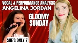 Vocal Coach Reacts: ANGELINA JORDAN 'Gloomy Sunday' Norwegian's Got Talent First Audition!