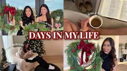 Days in my life: Cozy Morning Routine, holiday parties, & going on a date!