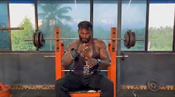 திரும்ப வந்துட்டேன்னு சொல்லு😎🔥 Rajabaron chest workout 👑