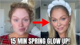 *EASY* 15 Minute GLOW UP for Spring Makeup Tutorial 🌸 Everyday Spring Makeup Tutorial 2024