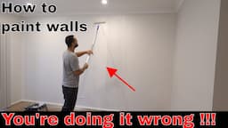 How to paint walls - DIY like a pro