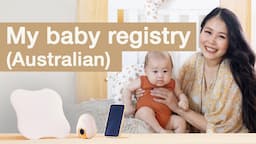 Newborn baby registry recommendations (Australia) | Essentials, most used & product reviews